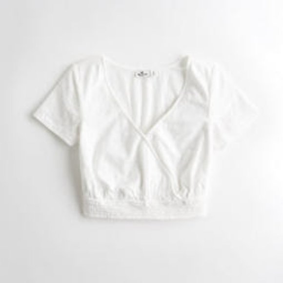 2/$15 ππ Hollister Wrap-Front Crop Top || NWT